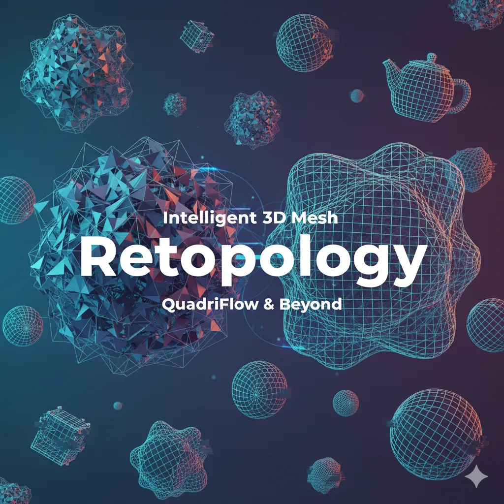 告别“三角形汤”:从数学美感看 QuadriFlow 自动重拓扑